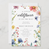 Invitation Une petite fille Wildflower (Devant)