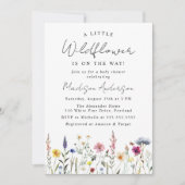 Invitation Une petite fille Wildflower (Devant)