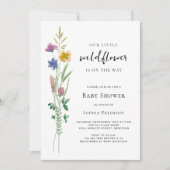 Invitation Une petite fille Wildflower (Devant)