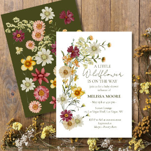 Invitation Une petite fille Wildflower