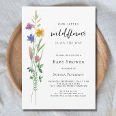 Invitation Une petite fille Wildflower