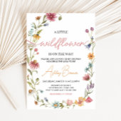 Invitation Une petite fille Wildflower