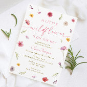 Invitation Une petite fille Wildflower