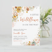 Invitation Une petite fille Wildflower (Debout devant)