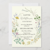 Invitation Une petite fille Wildflower (Devant)