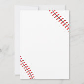Invitation Une petite frappe arrive Baby Shower (Dos)