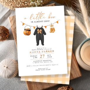 Invitation Une petite Halloween de bébé shower
