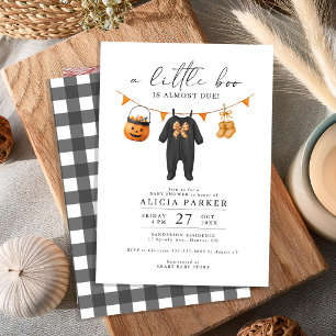 Invitation Une petite Halloween de bébé shower