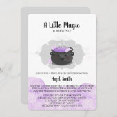 Invitation Une Petite Magie Est En Train De Brûler La Route P (Devant / Derrière)