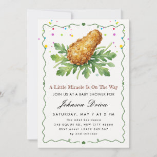 Invitation Une petite merveille est en route Baby Shower