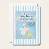 Invitation Une Petite Oie Est En Chemin C'Est Un Baby shower