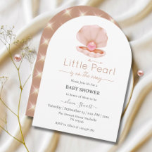 Une petite perle se trouve sur le Baby shower