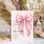 Invitation Une Petite Perle Se Trouve Sur Le Chemin Du Baby s