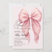 Invitation Une Petite Perle Se Trouve Sur Le Chemin Du Baby s (Devant)