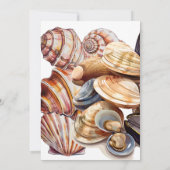 Invitation Une Petite Perle Sous Le Baby shower De Mer (Dos)