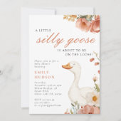 Invitation Une Petite Petite Petite Oie Baby shower Invitatio (Devant)