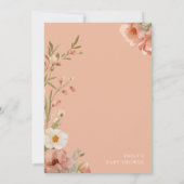 Invitation Une Petite Petite Petite Oie Baby shower Invitatio (Dos)