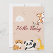 Invitation Une petite princesse arrive (Dos)