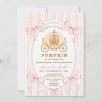 Une petite princesse citrouille rose Baby Shower