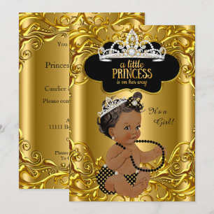 Invitation Une petite princesse est en route Baby Shower Ethn