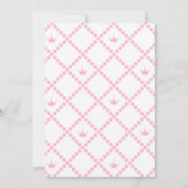 Invitation Une petite princesse est sur le chemin de l'invita (Dos)