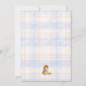 Invitation Une petite réception pour l'arrivée du petit cowbo (Dos)