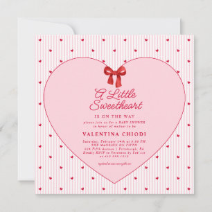 Invitation Une petite Saint-Valentin chérie Coquette Baby Sho