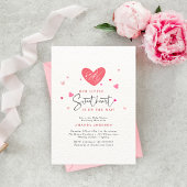 Invitation Une petite Saint-Valentin pour bébé