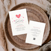 Invitation Une petite Saint-Valentin pour bébé