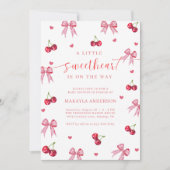 Invitation Une petite Saint-Valentin pour un bébé Shower (Devant)