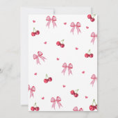 Invitation Une petite Saint-Valentin pour un bébé Shower (Dos)
