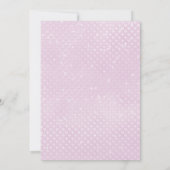 Invitation Une Petite Sirène Sur Son Chemin Baby shower Fille (Dos)