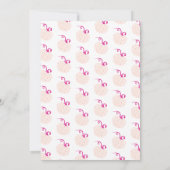 Invitation Une petite sorcière est en route pour Halloween Ba (Dos)