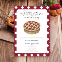 Une petite tarte à la croûte est en chemin Baby sh