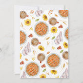 Invitation Une petite tarte à la croûte est sur le Baby showe (Dos)