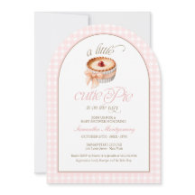 Une petite tarte mignonne est en route Baby Shower