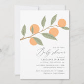 Invitation Une petite ville est sur le Baby shower Way (Devant)