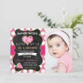 Invitation Une photo sur le tableau de bord de Melon Premier (Debout devant)