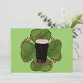 Invitation Une pinte du truc noir (Debout devant)