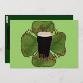 Invitation Une pinte du truc noir (Devant / Derrière)