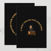 INVITATION UNE PRIÈRE SILENCIEUSE POUR NOËL (Devant / Derrière)