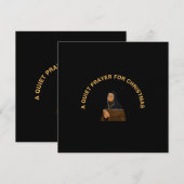 INVITATION UNE PRIÈRE SILENCIEUSE POUR NOËL (Devant / Derrière)