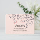 Invitation Une réception de mariage de minuit (Debout devant)