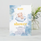 Invitation Une réception pour notre petit ours (Debout devant)