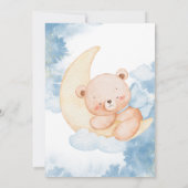 Invitation Une réception pour notre petit ours (Dos)