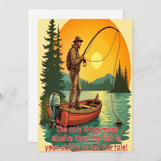 Invitation Une retraite de pêcheurs (Devant / Derrière)