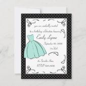 Invitation Une robe esquissée (Devant)