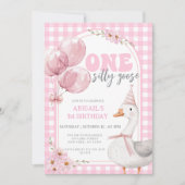 INVITATION UNE ROSE SILLY EN VICHY 1ER ANNIVERSAIRE (Devant)