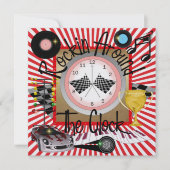 Invitation Une Royally Rockin' Racing Party - SRF (Devant)