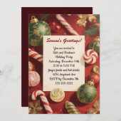 Invitation Une saison de soins fête de Noël (Devant / Derrière)